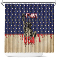 USA 4th Of July Shower Curtain We The People - Wonder Print Shop