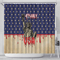 USA 4th Of July Shower Curtain We The People - Wonder Print Shop