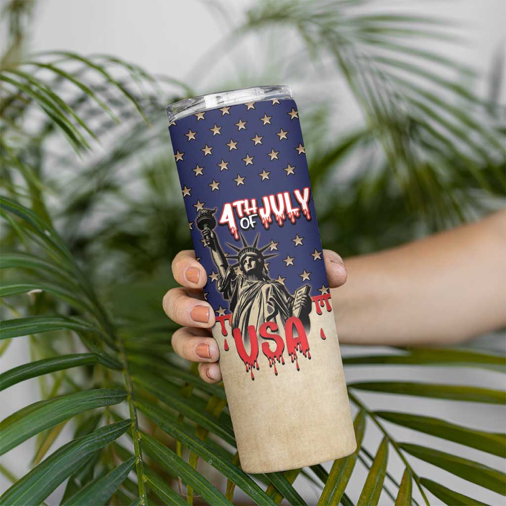 Personalized USA 4th Of July Skinny Tumbler We The People - Wonder Print Shop