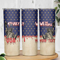 Personalized USA 4th Of July Skinny Tumbler We The People - Wonder Print Shop