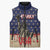 Personalized USA 4th Of July Sleeveless Puffer Jacket We The People - Wonder Print Shop