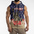 Personalized USA 4th Of July Sleeveless Zip Hoodie We The People - Wonder Print Shop