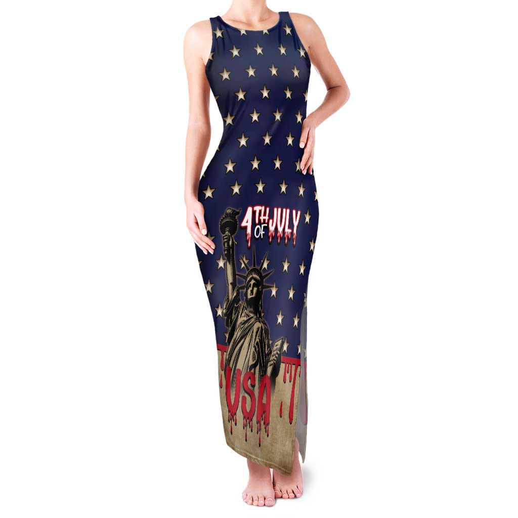 Personalized USA 4th Of July Tank Maxi Dress We The People - Wonder Print Shop