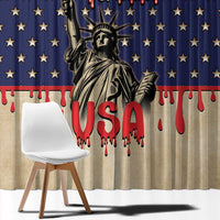 USA 4th Of July Window Curtain We The People - Wonder Print Shop