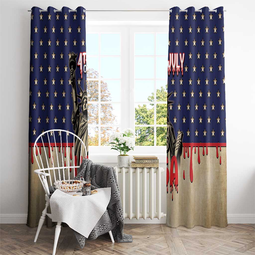 USA 4th Of July Window Curtain We The People - Wonder Print Shop