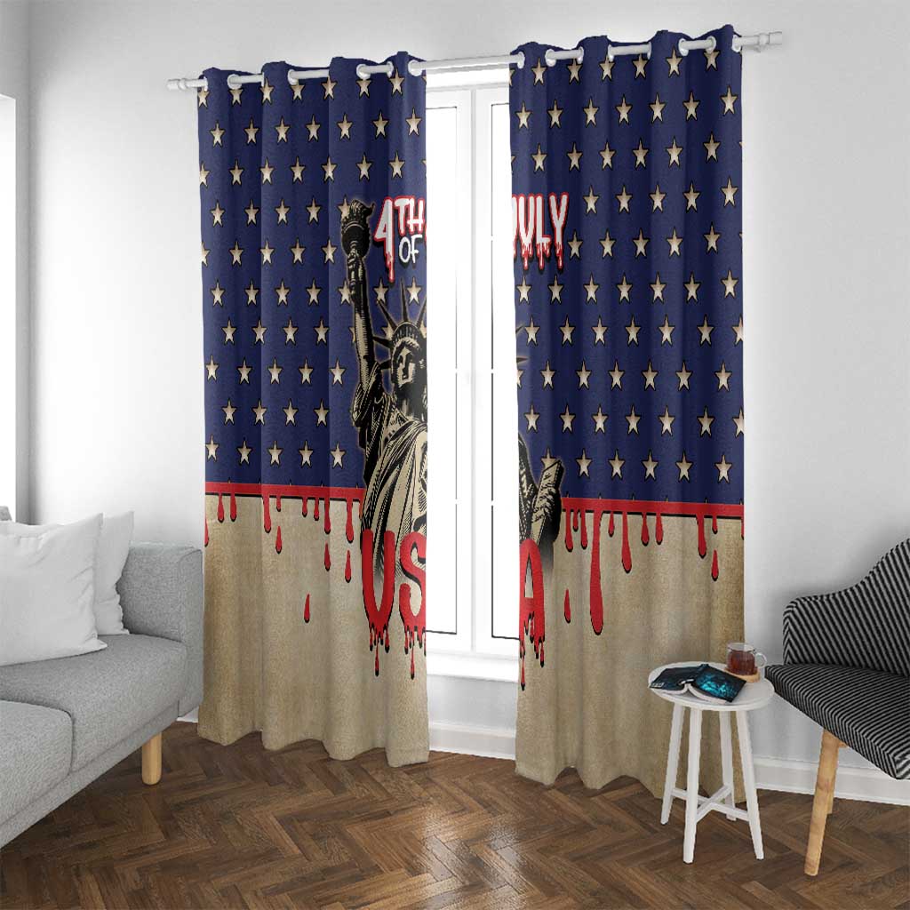 USA 4th Of July Window Curtain We The People - Wonder Print Shop
