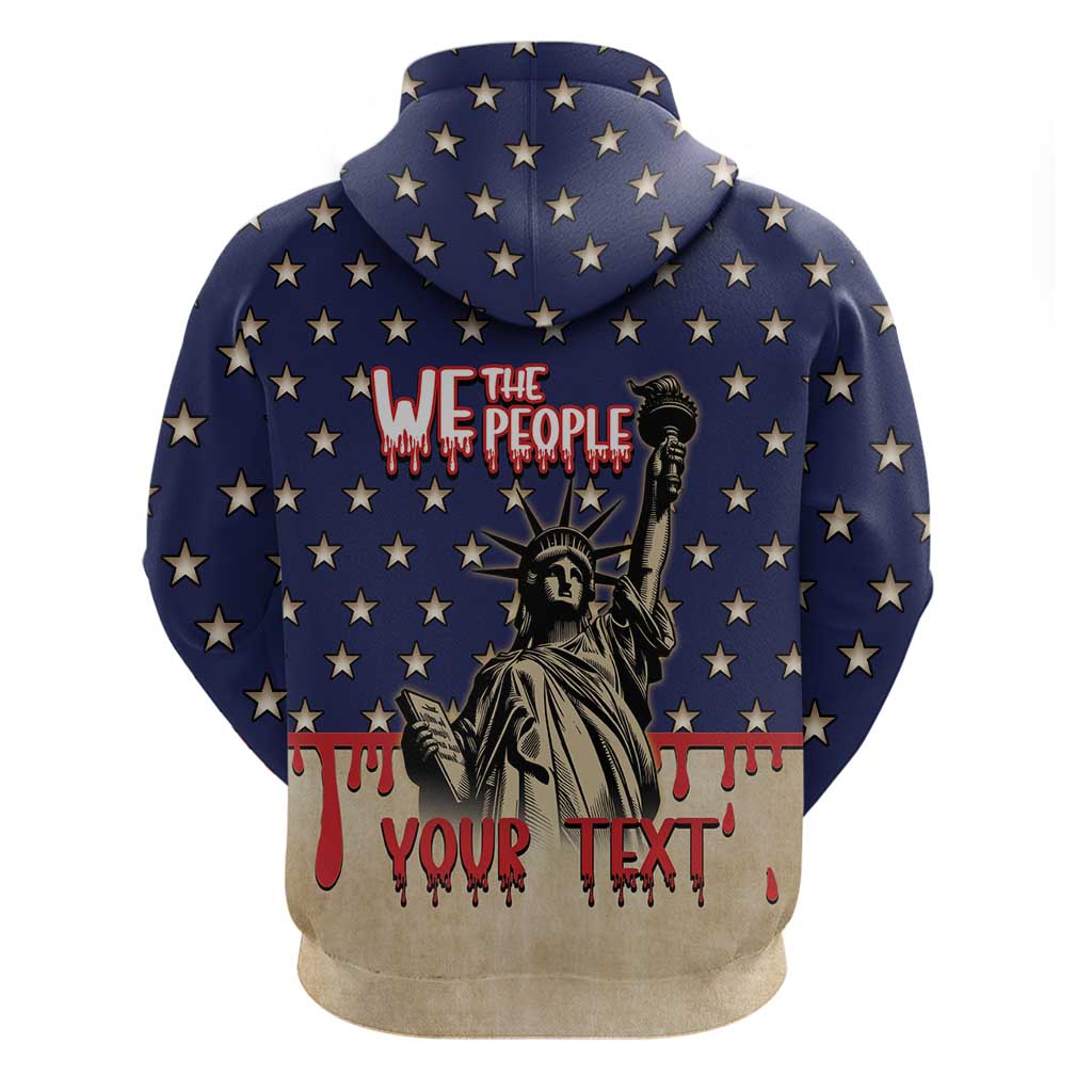 Personalized USA 4th Of July Zip Hoodie We The People - Wonder Print Shop