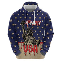 Personalized USA 4th Of July Zip Hoodie We The People - Wonder Print Shop