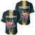 Personalized The Bahamas Baseball Jersey The Flamingo Tropical Flowers - Wonder Print Shop