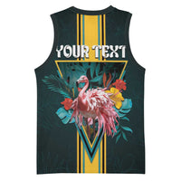 Personalized The Bahamas Basketball Jersey The Flamingo Tropical Flowers - Wonder Print Shop