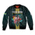 Personalized The Bahamas Bomber Jacket The Flamingo Tropical Flowers - Wonder Print Shop
