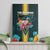 The Bahamas Canvas Wall Art The Flamingo Tropical Flowers - Wonder Print Shop
