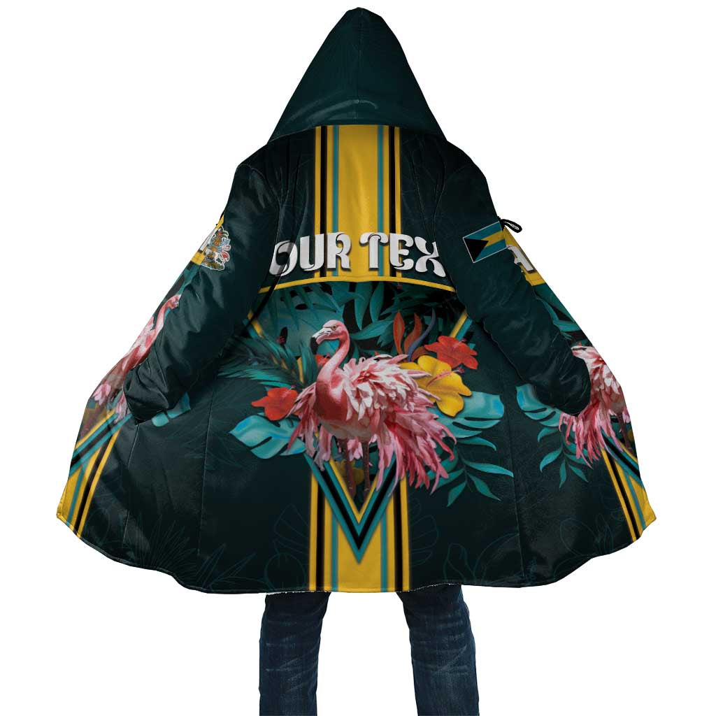 Personalized The Bahamas Cloak The Flamingo Tropical Flowers - Wonder Print Shop