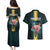 Personalized The Bahamas Couples Matching Puletasi and Hawaiian Shirt The Flamingo Tropical Flowers - Wonder Print Shop