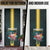 Personalized The Bahamas Door Cover The Flamingo Tropical Flowers - Wonder Print Shop