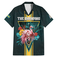 Personalized The Bahamas Family Matching Mermaid Dress and Hawaiian Shirt The Flamingo Tropical Flowers - Wonder Print Shop
