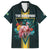 Personalized The Bahamas Family Matching Off The Shoulder Long Sleeve Dress and Hawaiian Shirt The Flamingo Tropical Flowers - Wonder Print Shop