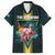 Personalized The Bahamas Family Matching Short Sleeve Bodycon Dress and Hawaiian Shirt The Flamingo Tropical Flowers - Wonder Print Shop