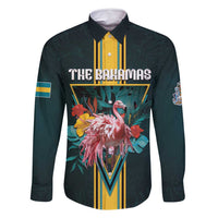 Personalized The Bahamas Family Matching Summer Maxi Dress and Hawaiian Shirt The Flamingo Tropical Flowers - Wonder Print Shop