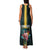 Personalized The Bahamas Family Matching Tank Maxi Dress and Hawaiian Shirt The Flamingo Tropical Flowers - Wonder Print Shop