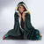 The Bahamas Hooded Blanket The Flamingo Tropical Flowers - Wonder Print Shop