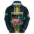 Personalized The Bahamas Hoodie The Flamingo Tropical Flowers - Wonder Print Shop