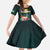 Personalized The Bahamas Kid Short Sleeve Dress The Flamingo Tropical Flowers - Wonder Print Shop
