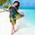 The Bahamas Sarong The Flamingo Tropical Flowers - Wonder Print Shop