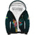 Personalized The Bahamas Sherpa Hoodie The Flamingo Tropical Flowers - Wonder Print Shop