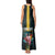 Personalized The Bahamas Tank Maxi Dress The Flamingo Tropical Flowers - Wonder Print Shop