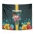 The Bahamas Tapestry The Flamingo Tropical Flowers - Wonder Print Shop