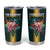Personalized The Bahamas Tumbler Cup The Flamingo Tropical Flowers - Wonder Print Shop