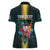 Personalized The Bahamas Women Polo Shirt The Flamingo Tropical Flowers - Wonder Print Shop