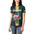 Personalized The Bahamas Women Polo Shirt The Flamingo Tropical Flowers - Wonder Print Shop