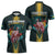 Personalized The Bahamas Zipper Polo Shirt The Flamingo Tropical Flowers - Wonder Print Shop