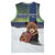 Personalized Finland Basketball Jersey Brown Bear With Symbol Under The Aurora Sky - Wonder Print Shop