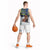 Personalized Finland Basketball Jersey Brown Bear With Symbol Under The Aurora Sky - Wonder Print Shop