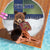 Finland Beach Blanket Brown Bear With Symbol Under The Aurora Sky - Wonder Print Shop