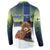 Personalized Finland Button Sweatshirt Brown Bear With Symbol Under The Aurora Sky - Wonder Print Shop