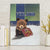 Finland Canvas Wall Art Brown Bear With Symbol Under The Aurora Sky - Wonder Print Shop