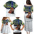 Personalized Finland Family Matching Puletasi and Hawaiian Shirt Brown Bear With Symbol Under The Aurora Sky - Wonder Print Shop
