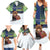 Personalized Finland Family Matching Summer Maxi Dress and Hawaiian Shirt Brown Bear With Symbol Under The Aurora Sky - Wonder Print Shop