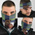 Finland Neck Gaiter Brown Bear With Symbol Under The Aurora Sky DT05