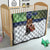 Finland Quilt Brown Bear With Symbol Under The Aurora Sky - Wonder Print Shop