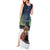 Personalized Finland Tank Maxi Dress Brown Bear With Symbol Under The Aurora Sky - Wonder Print Shop