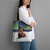 Finland Tote Bag Brown Bear With Symbol Under The Aurora Sky - Wonder Print Shop
