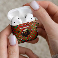 Rottweiler Christmas AirPods Case Merry Woofmas - Wonder Print Shop
