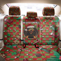 Rottweiler Christmas Back Car Seat Cover Merry Woofmas - Wonder Print Shop