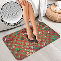 Rottweiler Christmas Bathroom Set Merry Woofmas - Wonder Print Shop