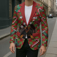 Rottweiler Christmas Blazer Merry Woofmas - Wonder Print Shop